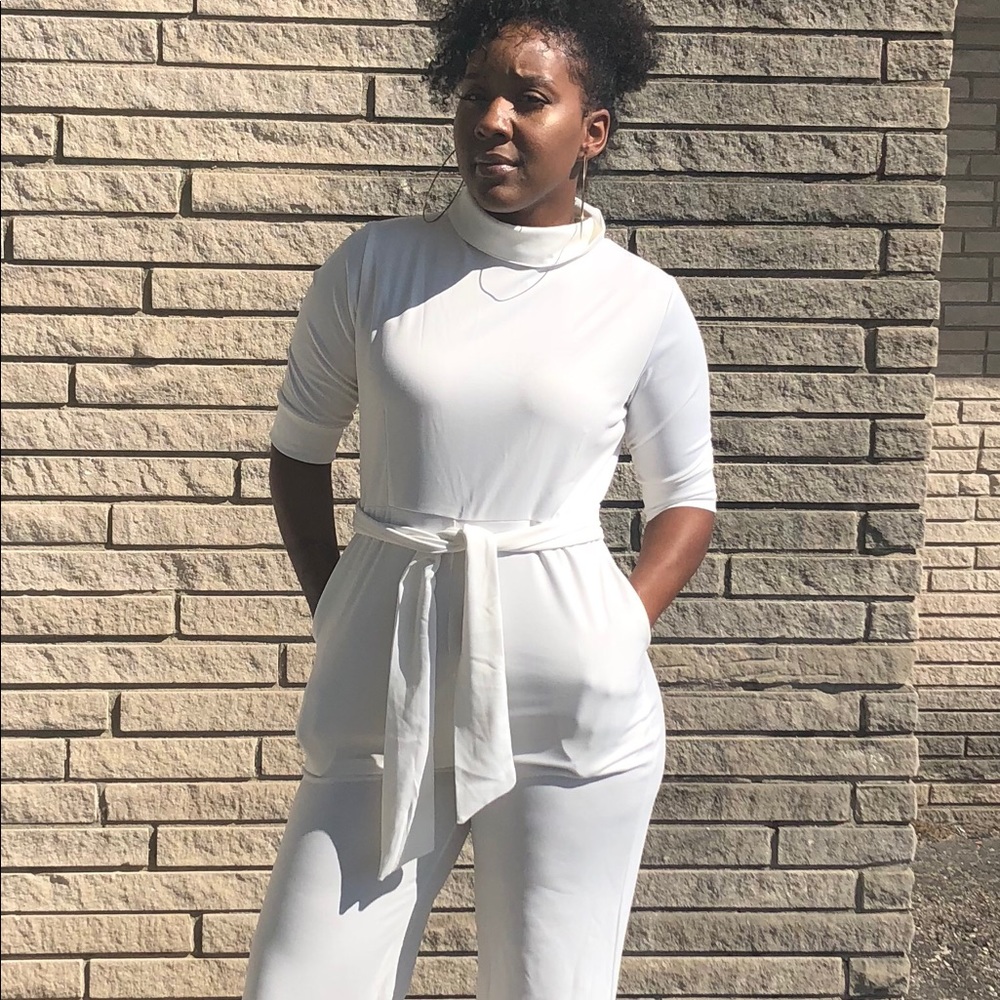 White jumpsuit